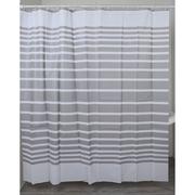 Bodie Bath - Grey Band Shower Curtain - PEVA