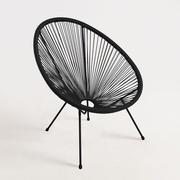 KC FURN-Karibic Patio Chair,Black