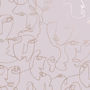 Linear Visage Pink Wallpaper 53cm x 10m