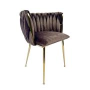 KC FURN-Barrel Arm Chair (Mocha)