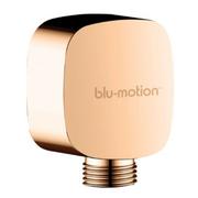 ROSE GOLD BRASS SQUARE WALL ELBOW