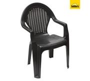Gold Sun Ebony Midback Chair - Black