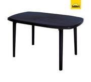 Antracite Ebony Table 6 Seater – Black (1400mm)