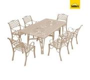 Anray 6SCLSET-S 7 Piece Club Patio Set - Beige Sand (Online only)