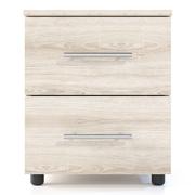 BAM! Oslo Two Drawer Night Stand - Esperanza Oak