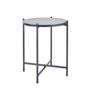 SIDE TABLE NATERIAL MOBIS STEEL CONCRETE