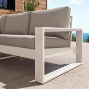 SOFA 3P. LAS VEGAS ALU LIGHT GREY