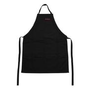 BBQ APRON NATERIAL ALPHA BLACK COTTON