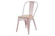 DINING CHAIR OXFORD STEEL ACACIA PINK