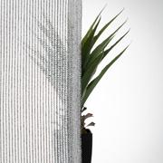 SHADE MESH LOW PRIVACY WHITE BLACK 4X3M