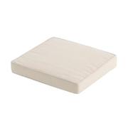 CHAIR BASE CUSHION NATERIAL LINEN WHITE