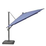 SIDE UMBRELLA ALU LED BASE RECT NAT