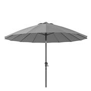 CENTER UMBRELLA ALU-STEEL DARK GREY NAT