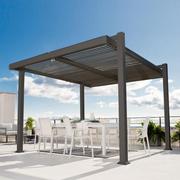 PERGOLA PERSEA ALU MODULAR320X360 D.GREY