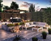 PERGOLA FULL ALU 300X300 ANTHRACITE