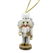 HANGING WOODEN NUTCRACKER GOLDWHITE