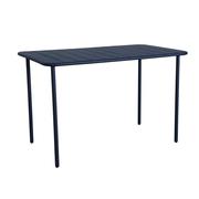 Café Steel Patio Table Neptune Blue L170cmxW112cm (Excluding Chairs) 