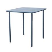 Café Steel Patio Table Neptune Blue L70cmxW70cm (Excluding Chairs)