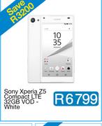 Sony Xperia Z5 Compact LTE 32GB VOD - White
