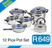 12 Pice Pot Set