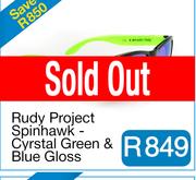 Rudy Project Spinhawk - Cyrstal Green & Blue Gloss 