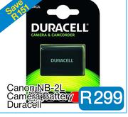 Canon NB-2L Camera Battery Duracell
