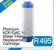 Premium KDF/GAC 10" Water Filter Replacement Cartridge