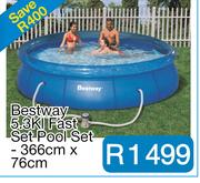 Bestway 5.3Kl Fast Set Pool Set - 366cm x 76cm