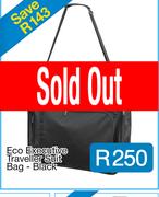 Eco Executive Traveller Suit Bag - Black