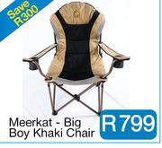 Meerkat - Big Boy Khaki Chair