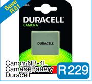 Canon NB-4L Camera Battery Duracell