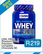 USN 100% Premium Whey Precision Complete - Chocolate 90