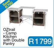OZtrail - Camp Kitchen with Double Pantry