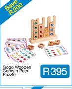 Gogo Wooden Gems n Pets Puzzle