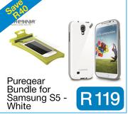 Puregear Bundle for Samsung S5 - White