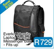 Everki Urbanite Laptop Vertical Messenger Bag - Fits up