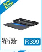 Tech21 Evo Wallet iPhone 6/6S - Black