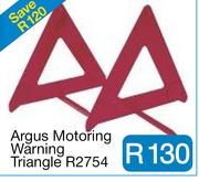 Argus Motoring Warning Triangle R2754