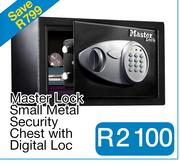 Master Lock Small Metal Security Chest with Digital Loc