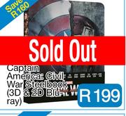 Captain America: Civil War Steelbook (3D & 2D Blu-ray)