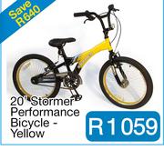 20" Stormer Performance Bicycle - Yellow