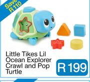 Little Tikes Lil Ocean Explorer Crawl and Pop Turtle
