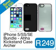 iPhone 5/5S/SE Bundle - Ahha Kickstand Case Archer & So