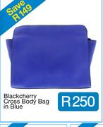 Blackcherry Cross Body Bag in Blue