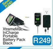 XtremeMac InCharge Portable Battery Pack Black