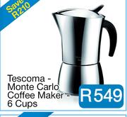 Tescoma - Monte Carlo Coffee Maker - 6 Cups
