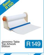 Jeronimo Table Top Artwork Station