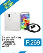 Samsung Galaxy S5 Bundle - Samsung Original Flip Wallet