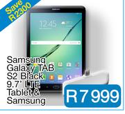 Samsung Galaxy TAB S2 Black 9.7" LTE Tablet & Samsung D