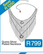 Guess Silver Plated Necklace
